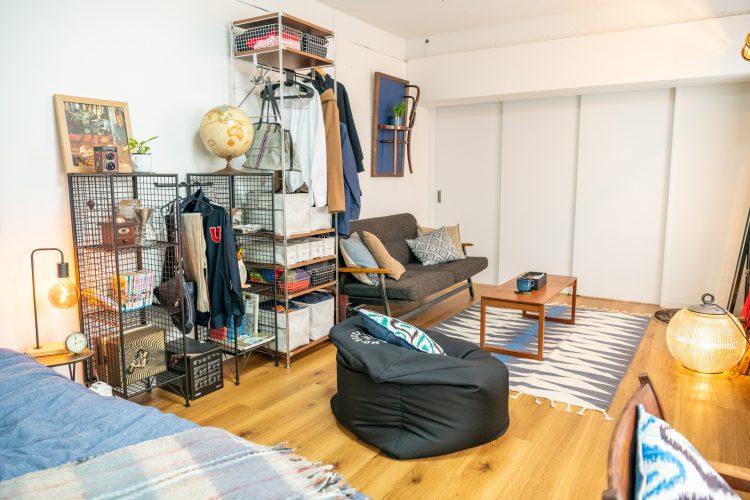 引き戸を閉めて空間を仕切ることも