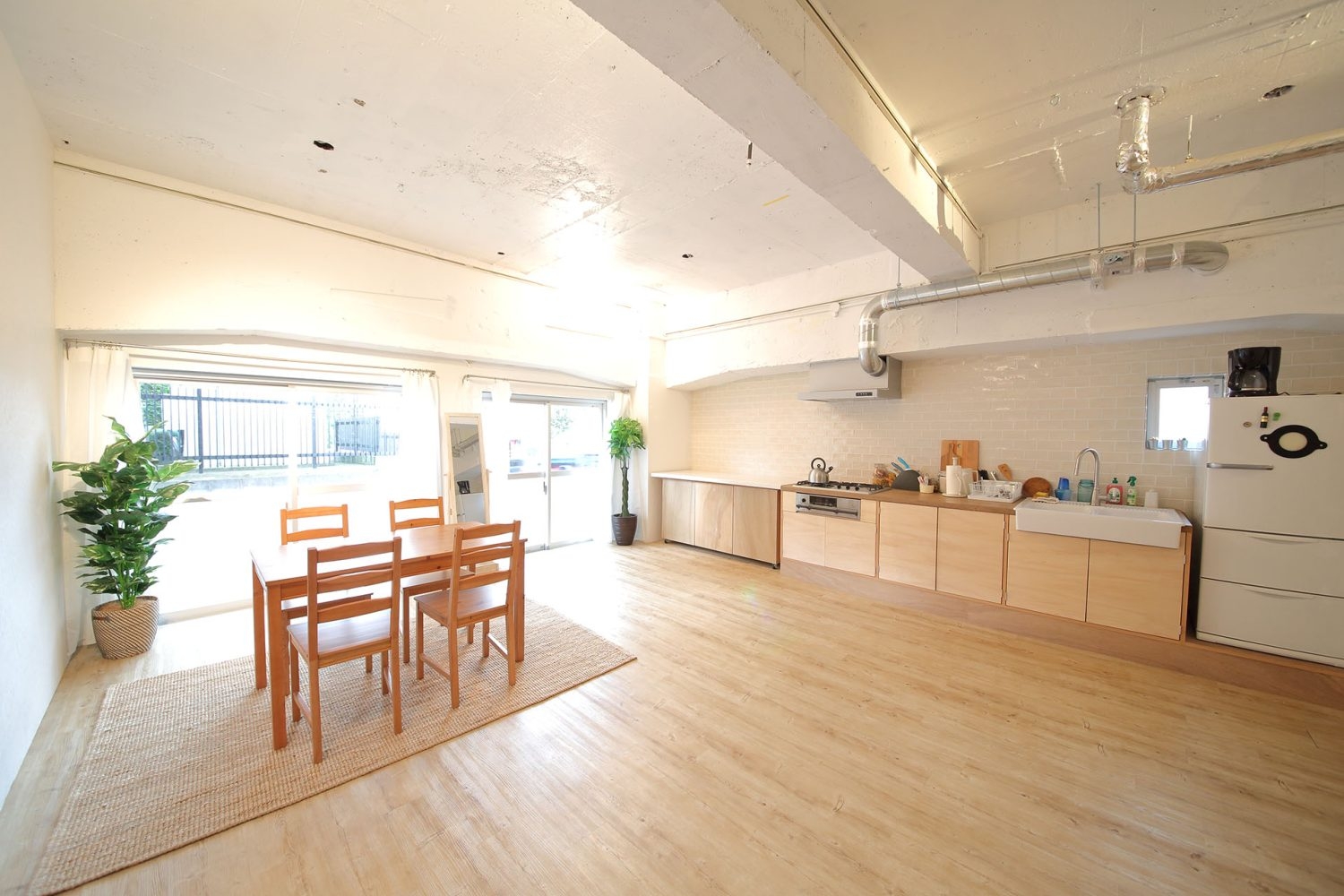 ナチュラルテイストで使いやすいLDK