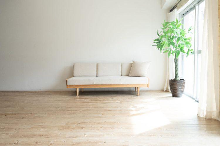 シンプルなソファ