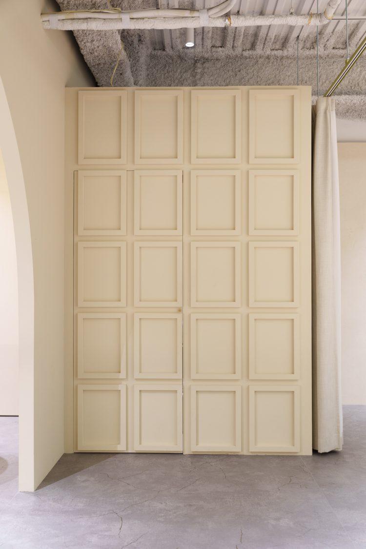 立体感のある壁