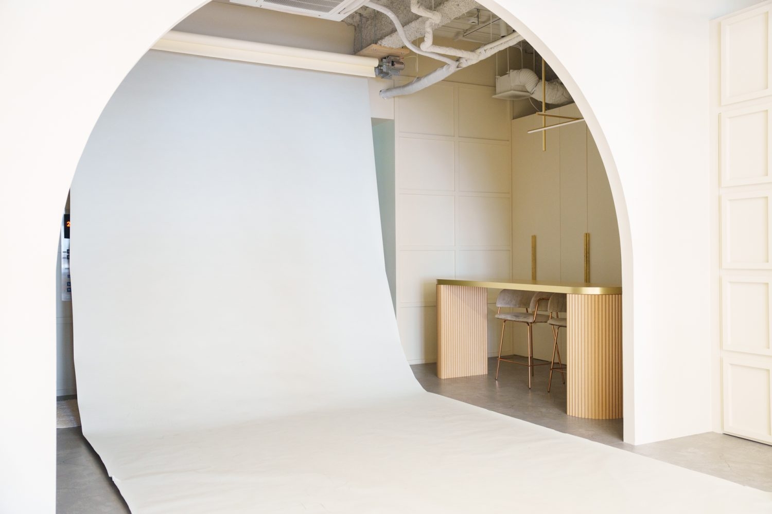 バック紙での撮影も可能