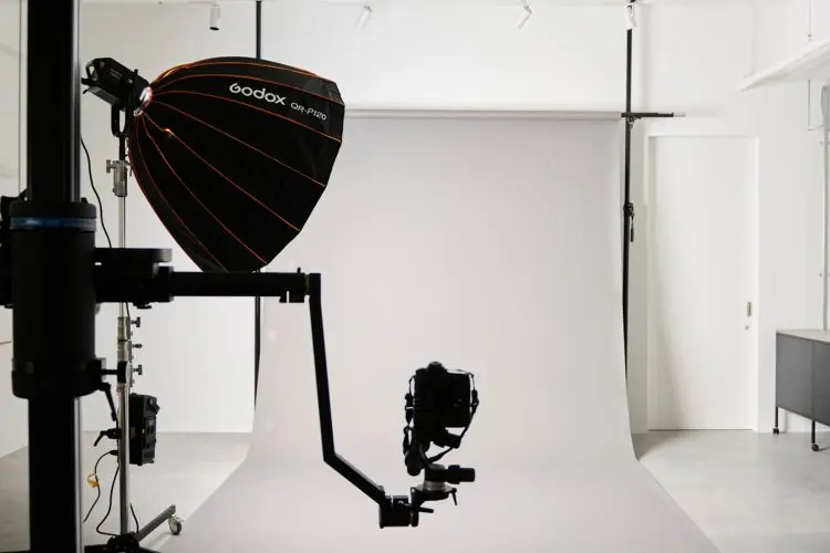 バック紙を用いた撮影も