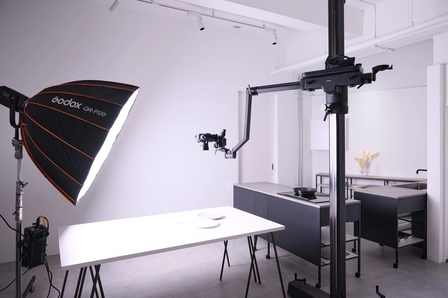 機材を用いて物撮りも(一部有料機材あり)