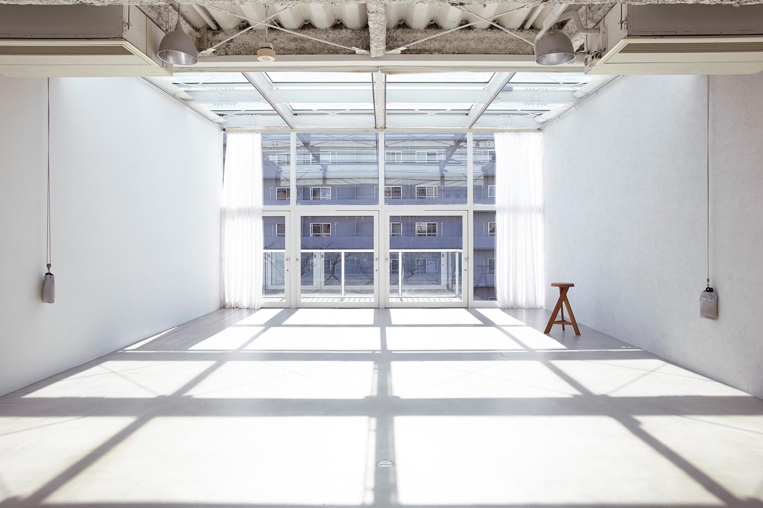 太陽は正午頃正面に