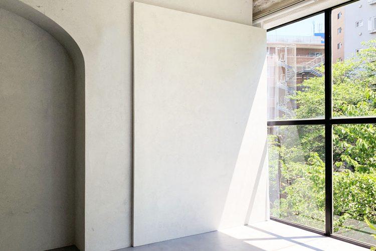 左官壁と同素材の壁設置可