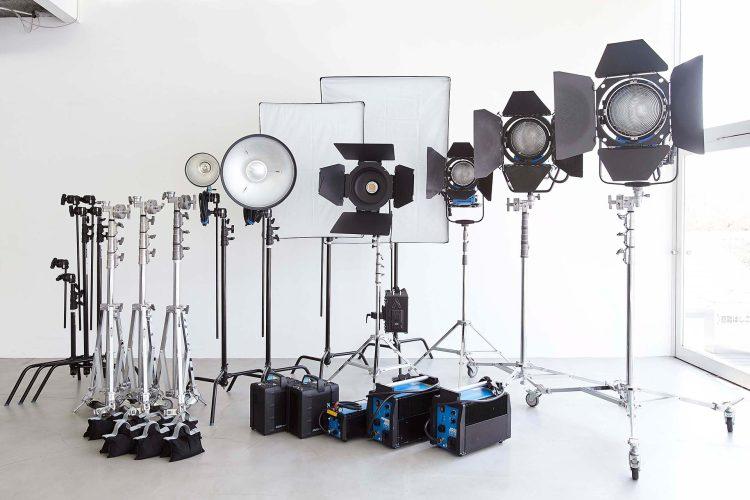 常備機材も充実、電力は30kw容量確保