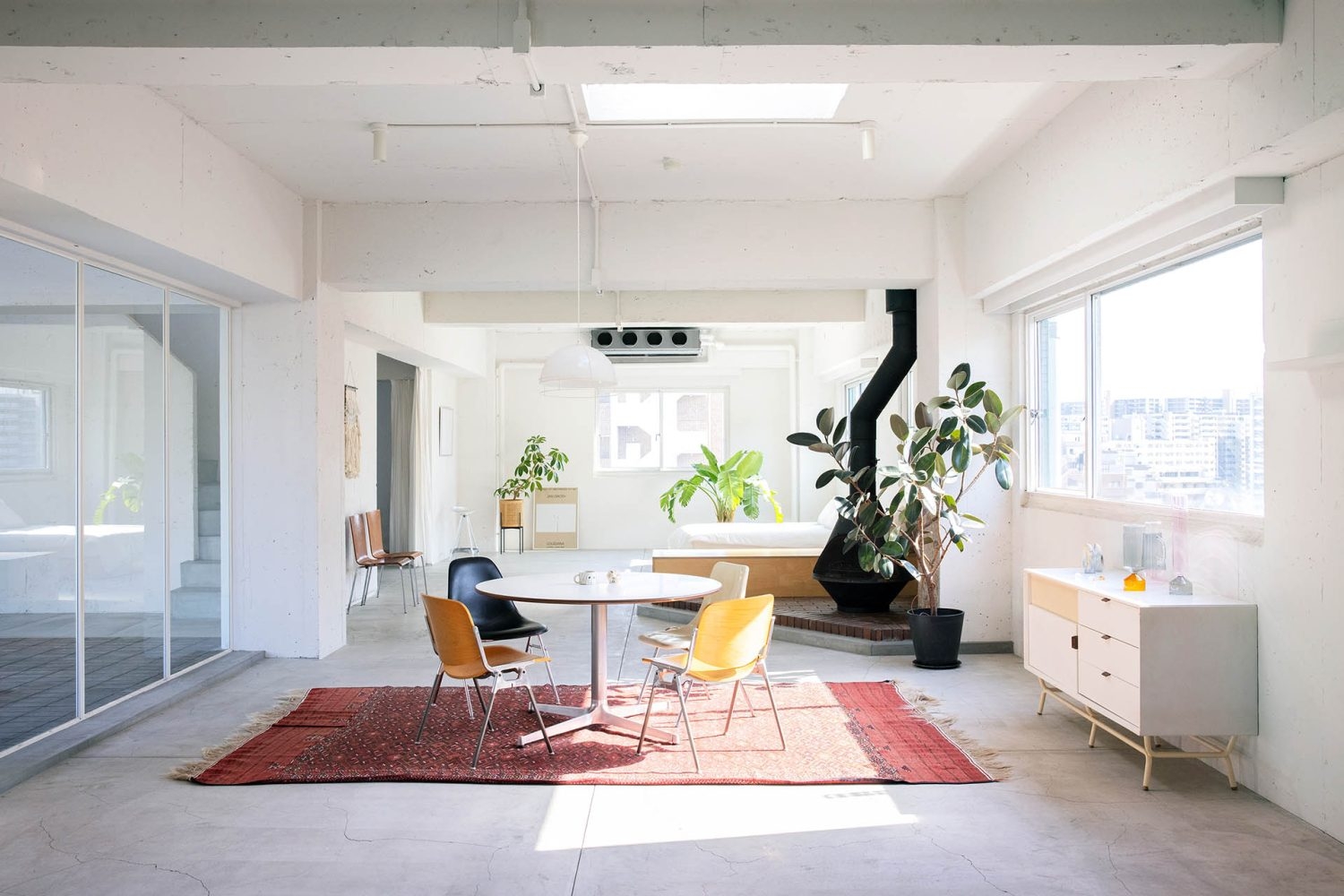 奥行きのある空間