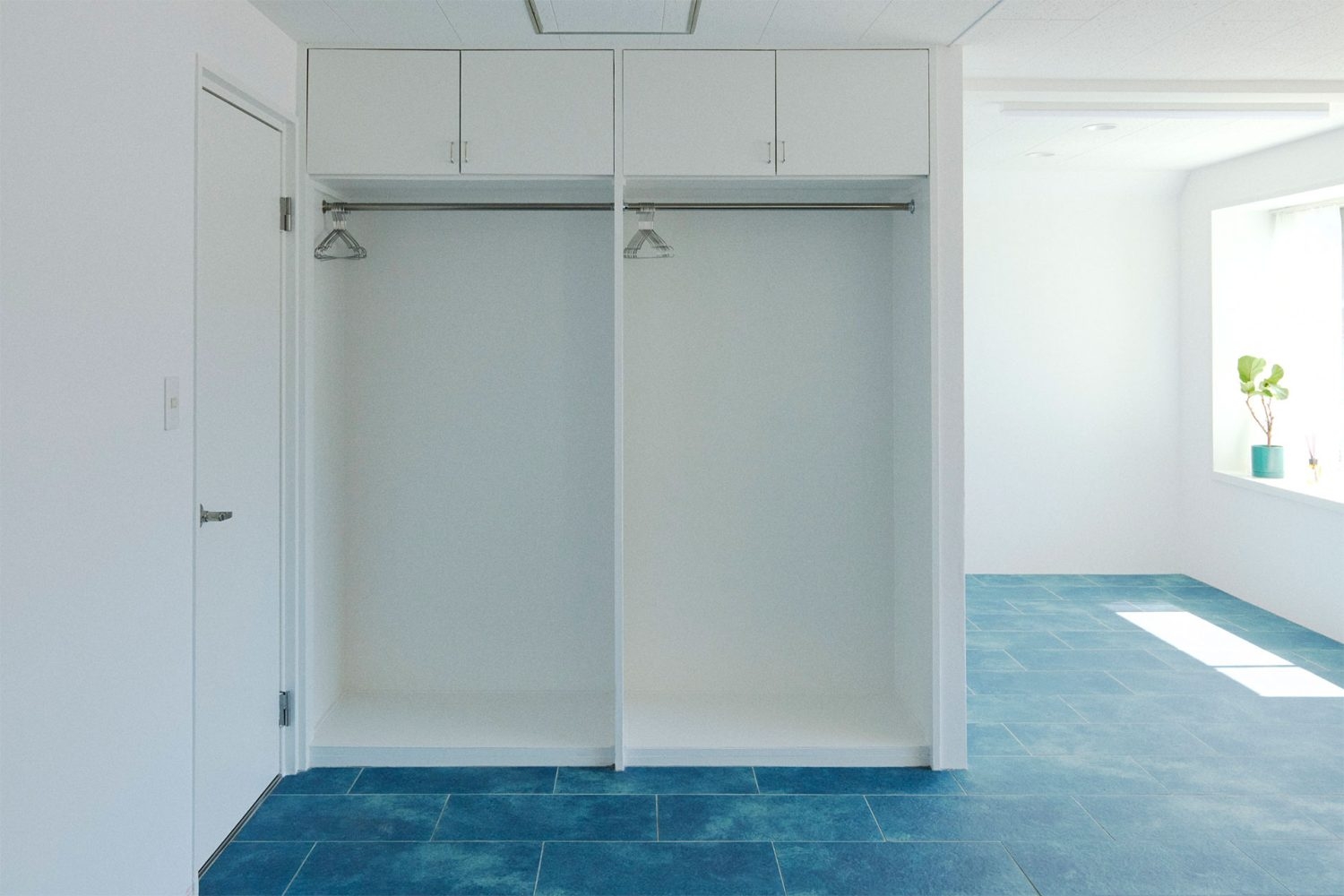 1F クローゼットに洋服を掛けて撮影可能