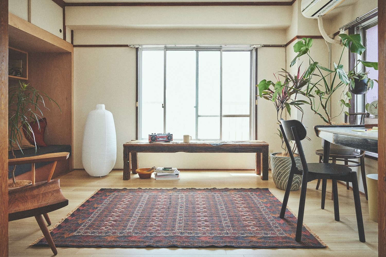 二面採光の明るいワンルーム