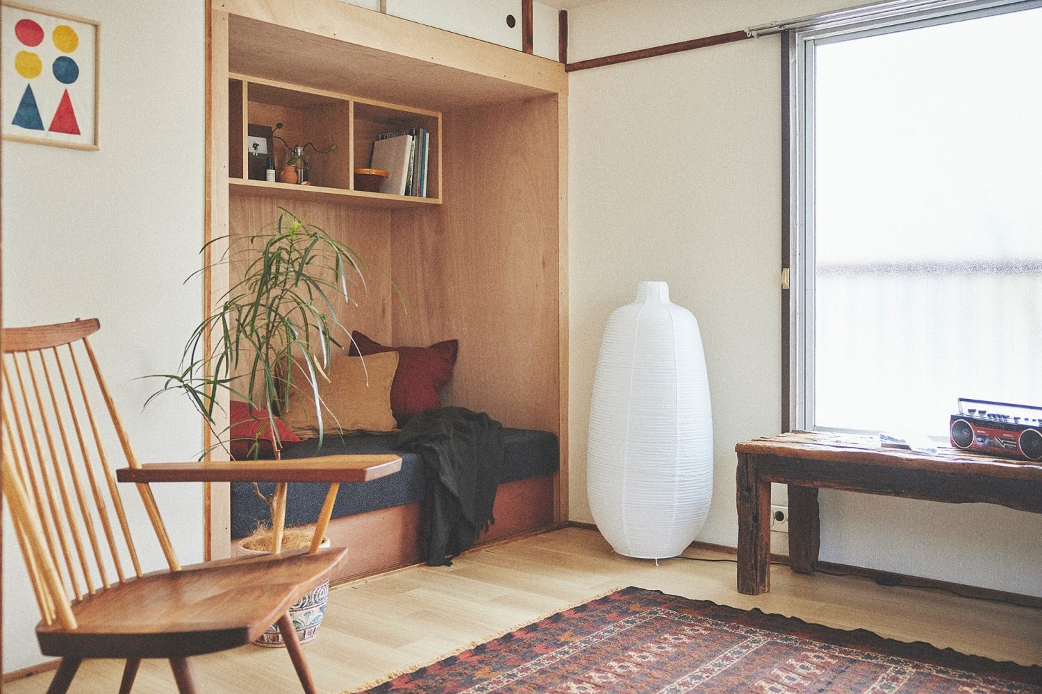 木のぬくもりを感じるくつろぎスペース