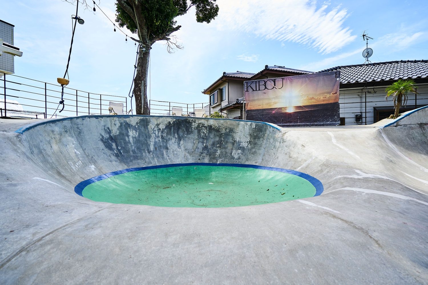 開放的なスケートシーンを撮れるボウル