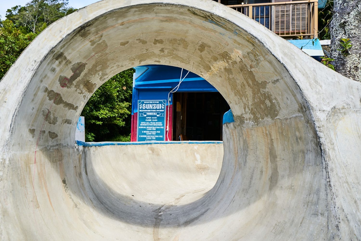 パークをフレームのように活かす撮影もできそう