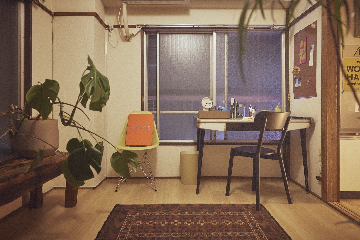 夜のシーンとも相性のよい空間