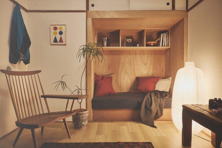 夜に和紙照明を灯すと落ち着きあるムードに