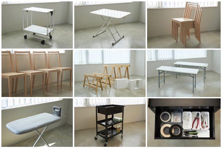 無料の機材・備品(詳細はHPにてご確認ください)