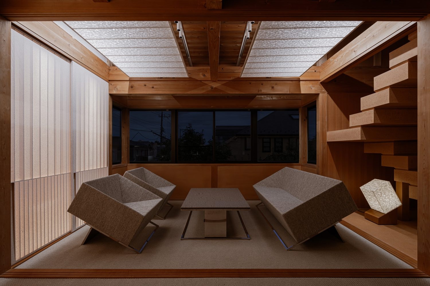 障子を組み合わせてさまざまなシーンの演出も