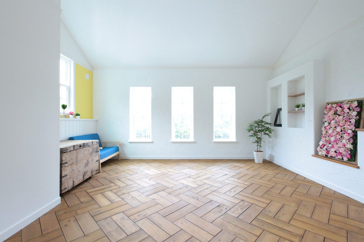 木のぬくもりを感じられるナチュラルルーム