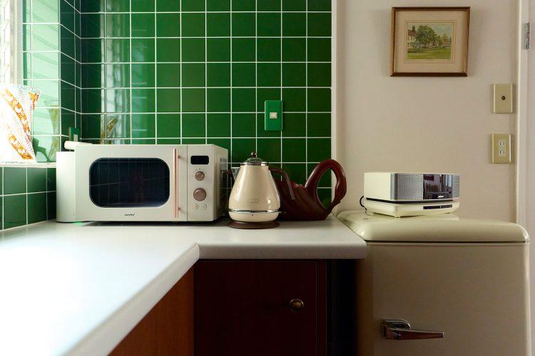 レンジ・ケトル・冷蔵庫も完備