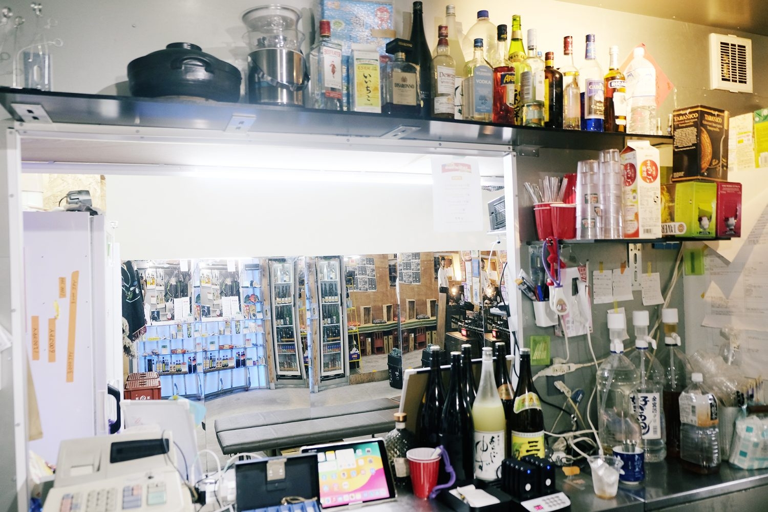 キオスクの中はキッチン