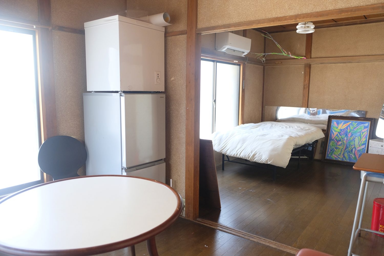 メイクや控室としても