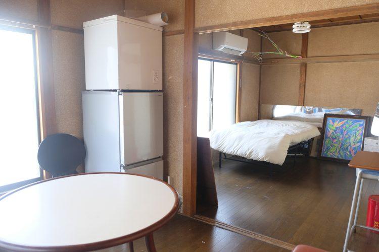 メイクや控室としても