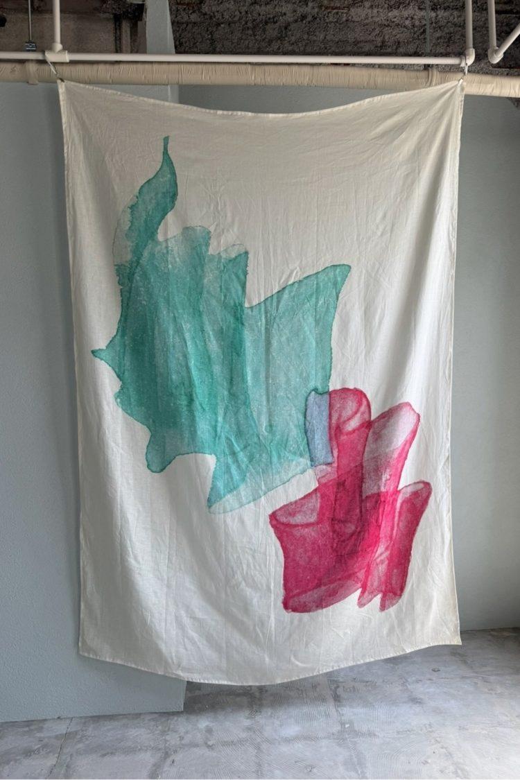 貸し出しフリーのグラフィックリネン布