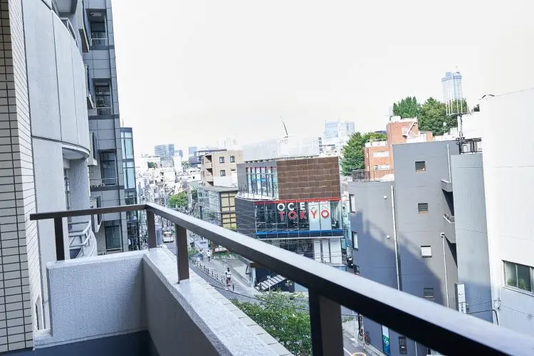 ベランダからの景色