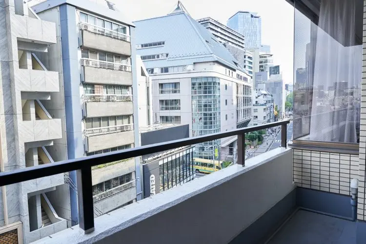 ベランダからの景色