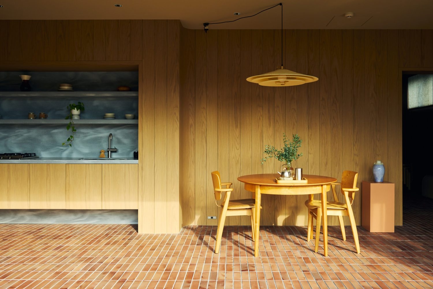 素材感を活かした空間