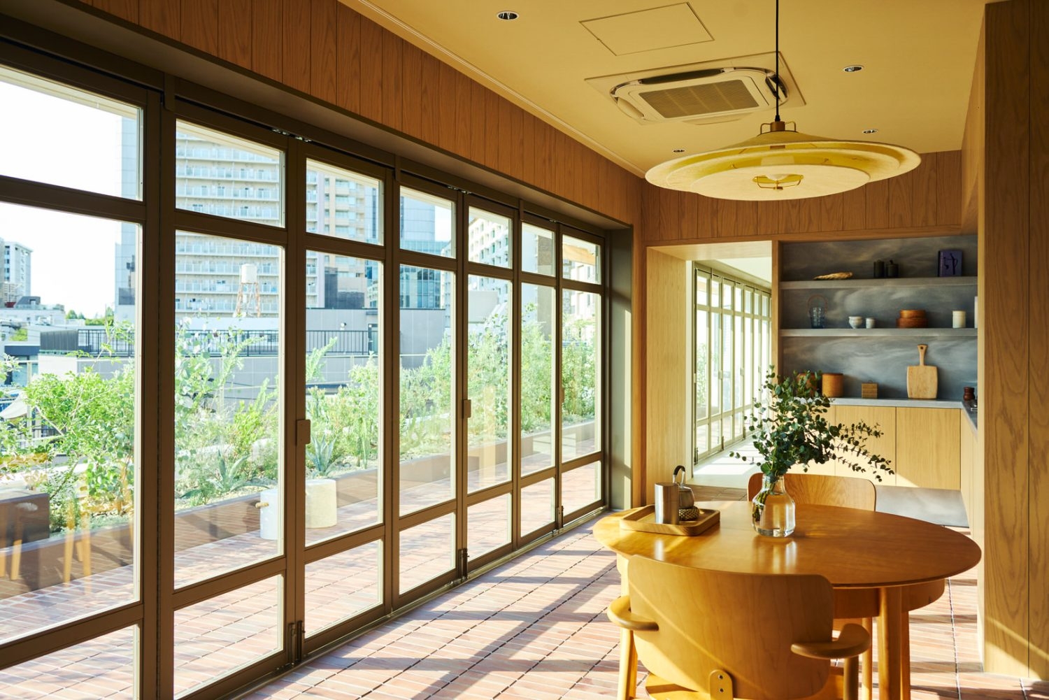 1日を通して明るい空間