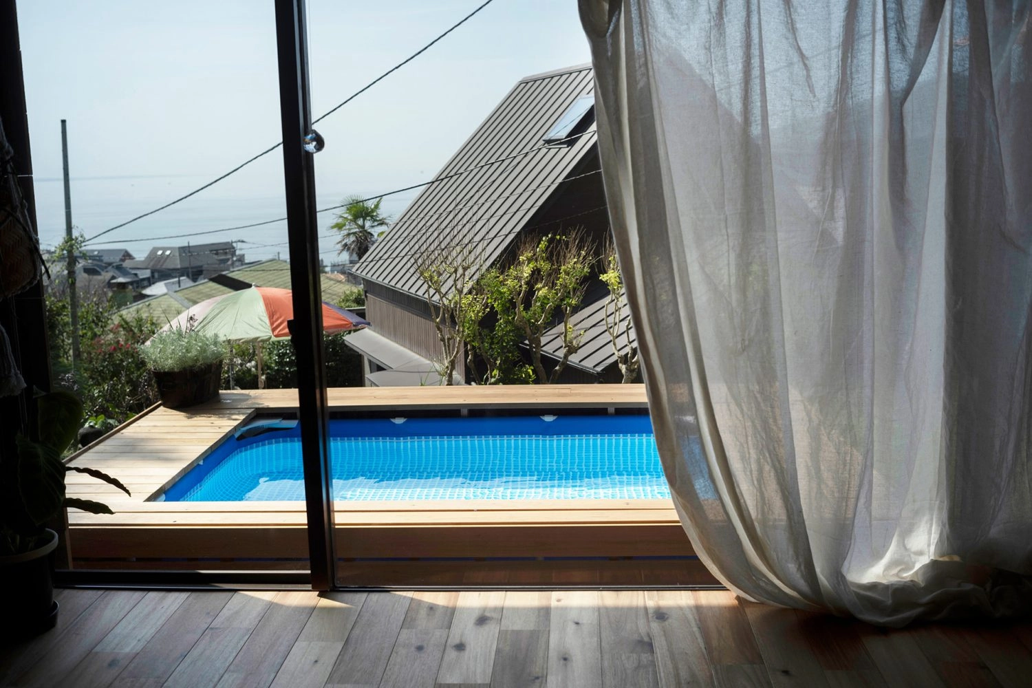 小上がりからの景色