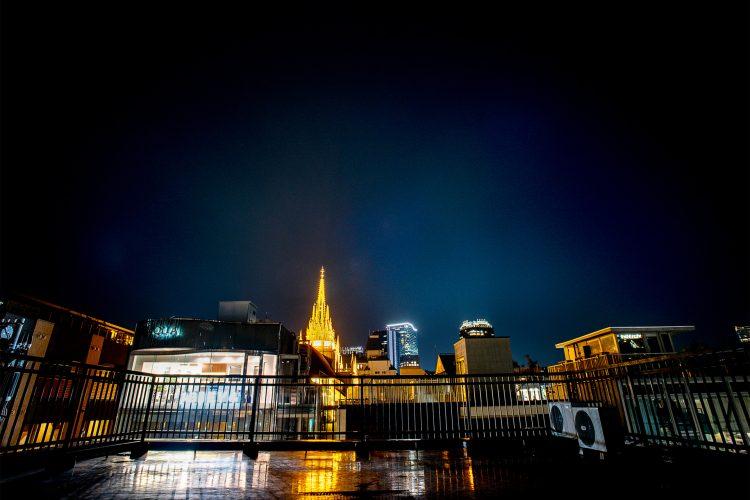 屋上からの夜景