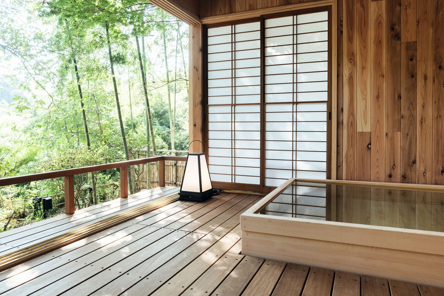 露天風呂 南向き