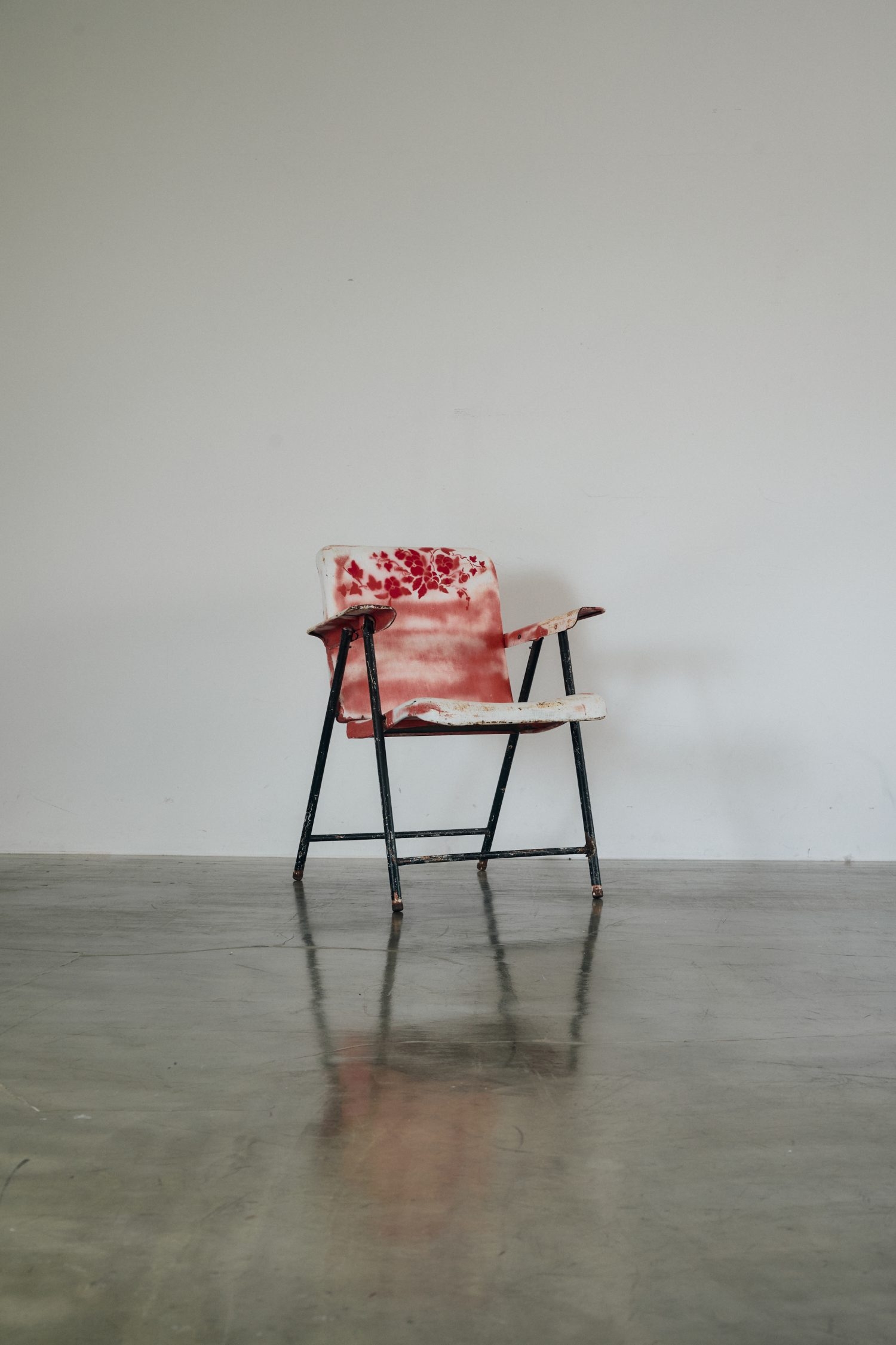 ヴィンテージメタルフォールディングチェア