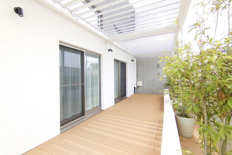 メインst:外打ち可能な広いバルコニー