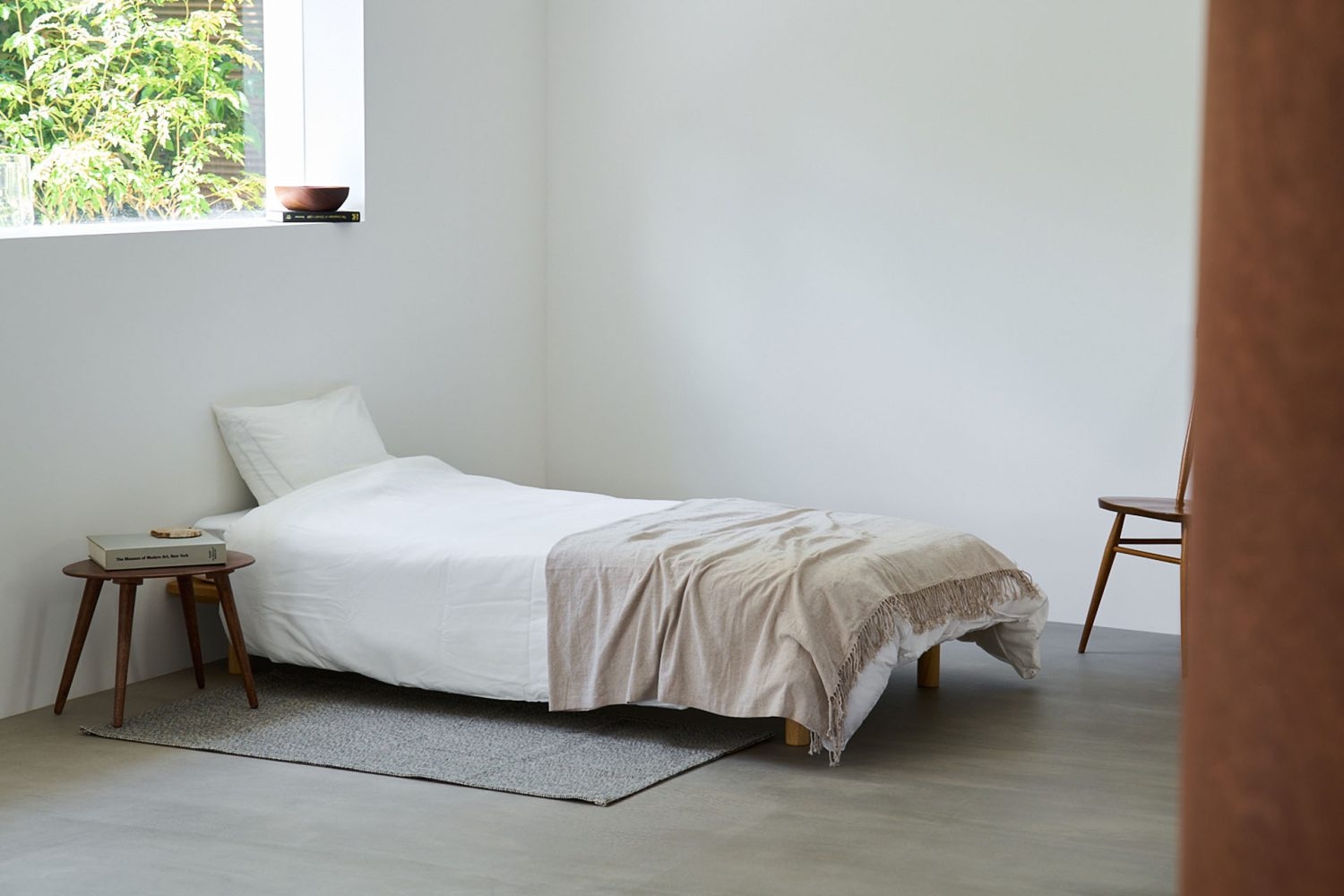 オプションのシングルベットで寝室の撮影も