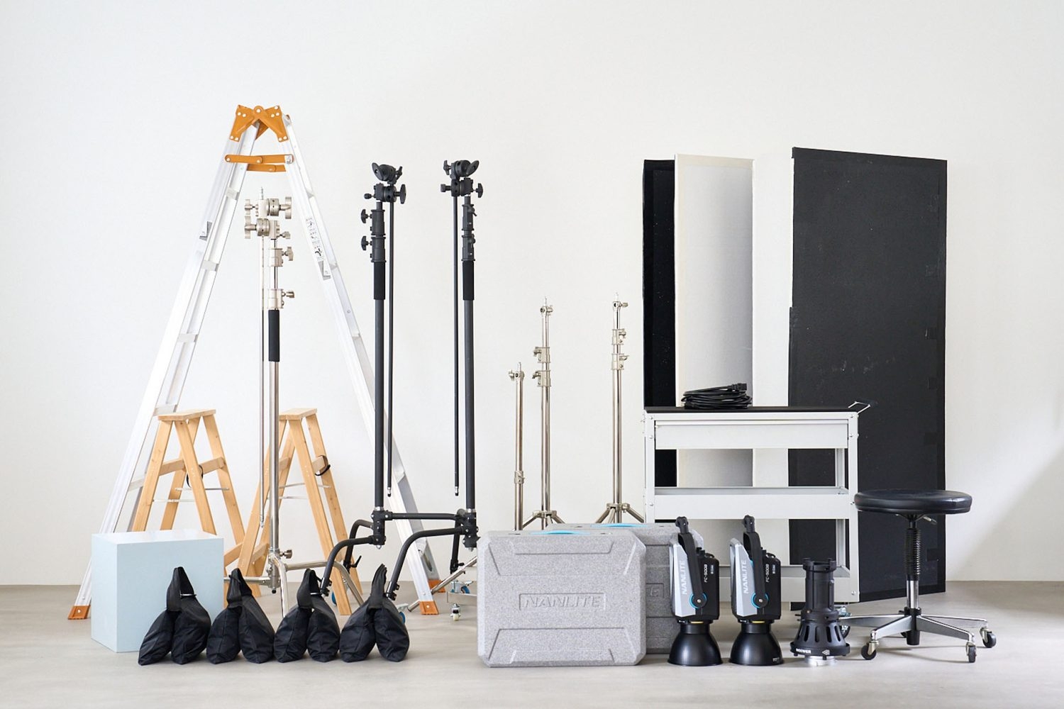 撮影機材が充実(一部オプション)