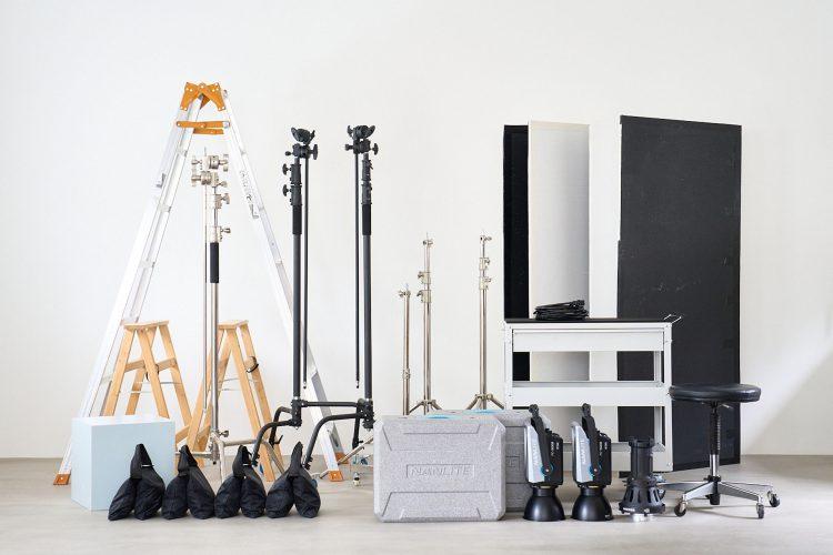 撮影機材が充実(一部オプション)