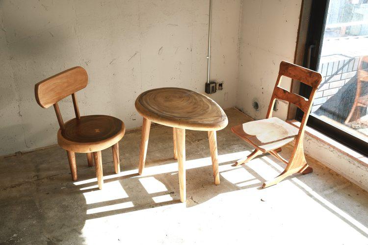 2F:D room / ウッドの家具を中心に