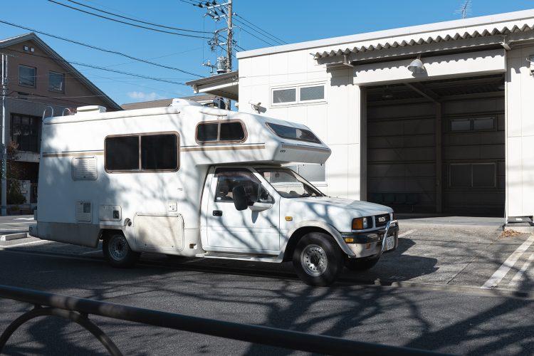 オプション:キャンピングカーを控室として