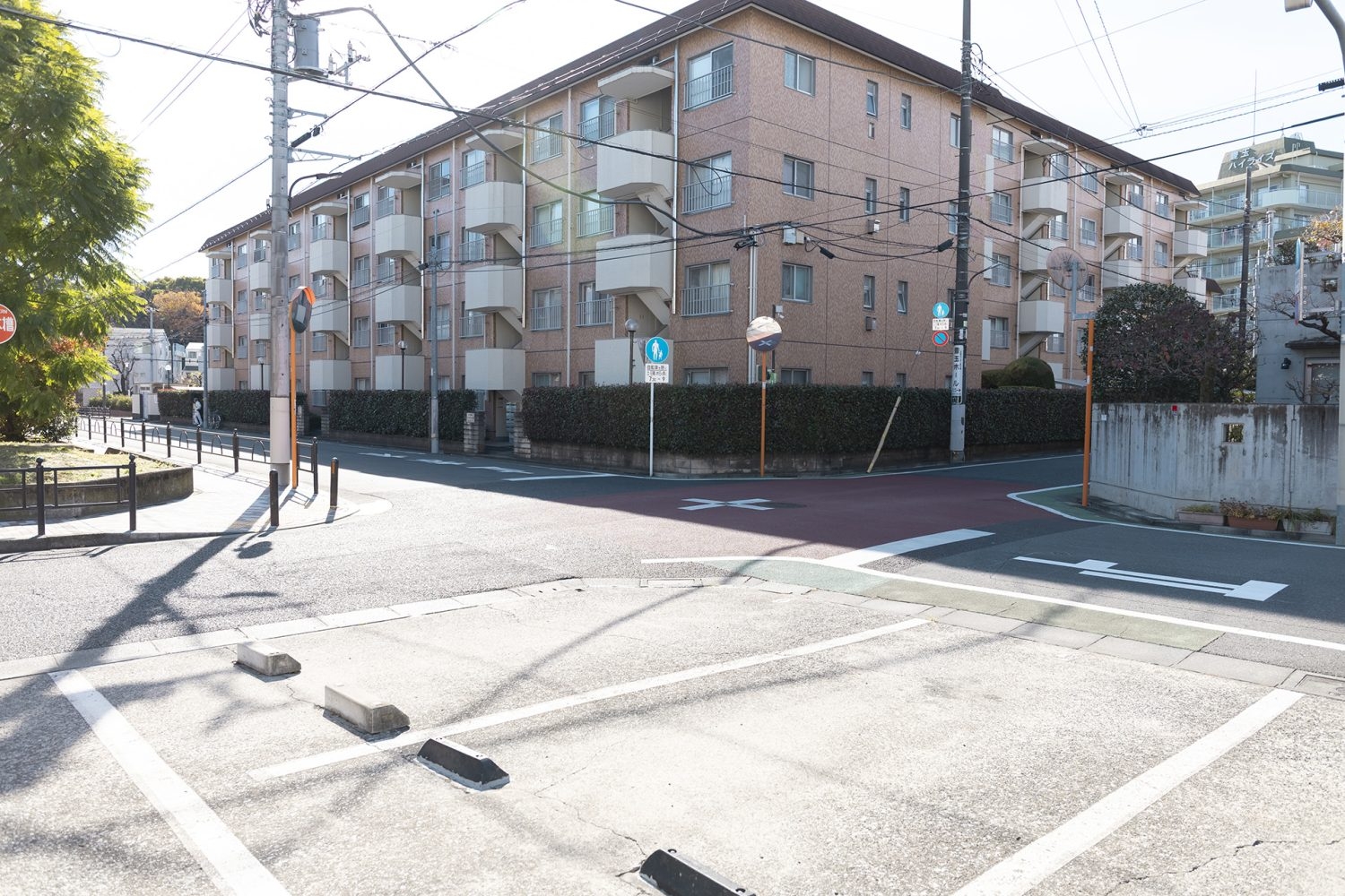 スタジオ向かいの交差点