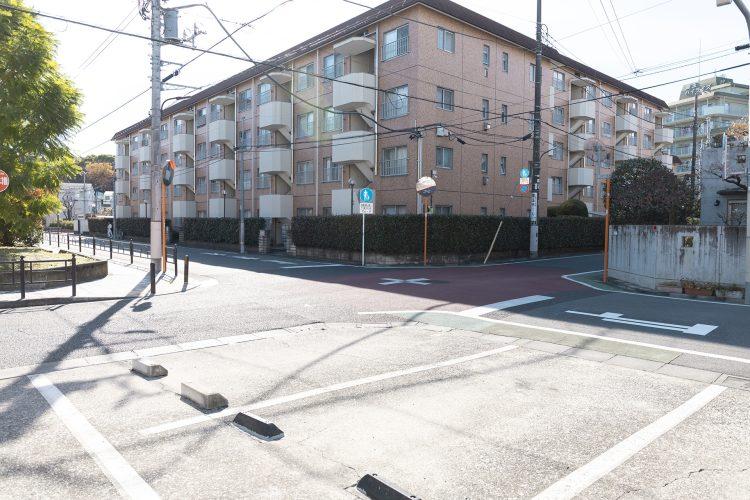 スタジオ向かいの交差点