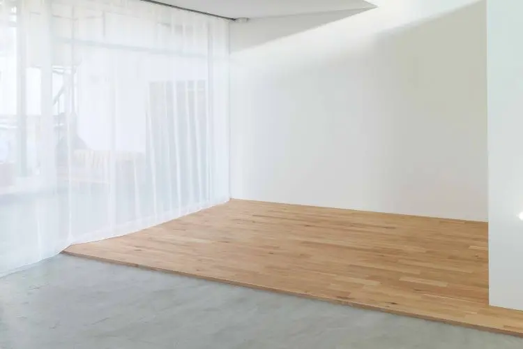 フローリングの木床スペース / 通常時の状態