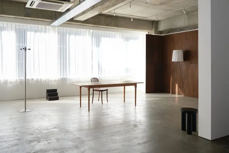 ふたつの可動壁を使って自由なレイアウトが可能