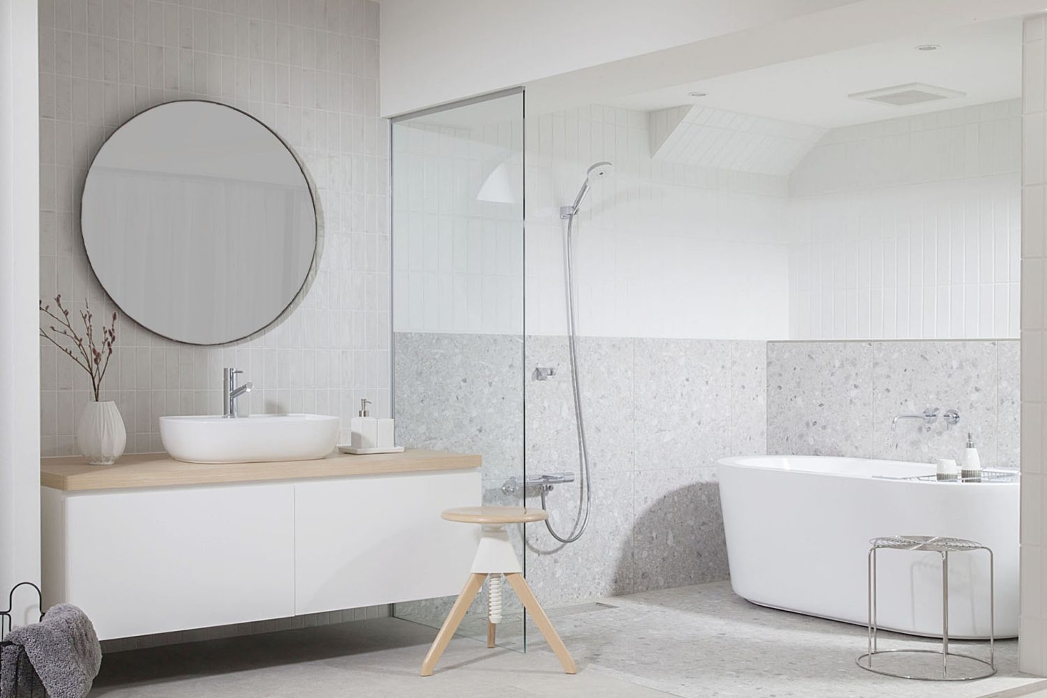 バスルームも開放的で撮りやすい