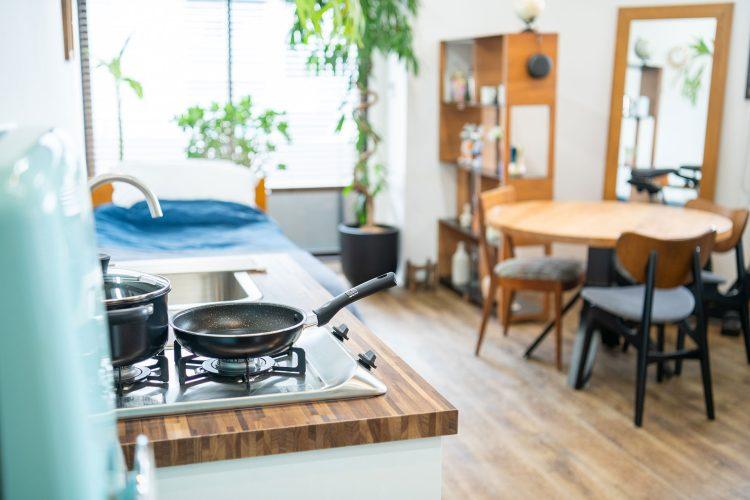 調理道具も揃っています