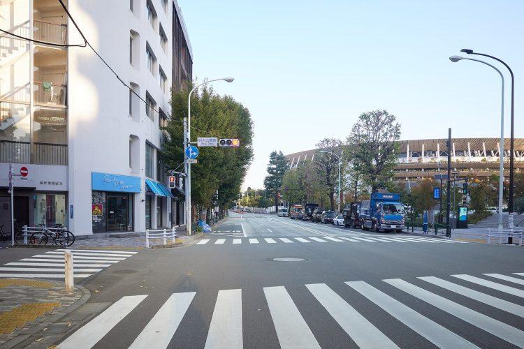建物外観 / 国立競技場にほど近い立地