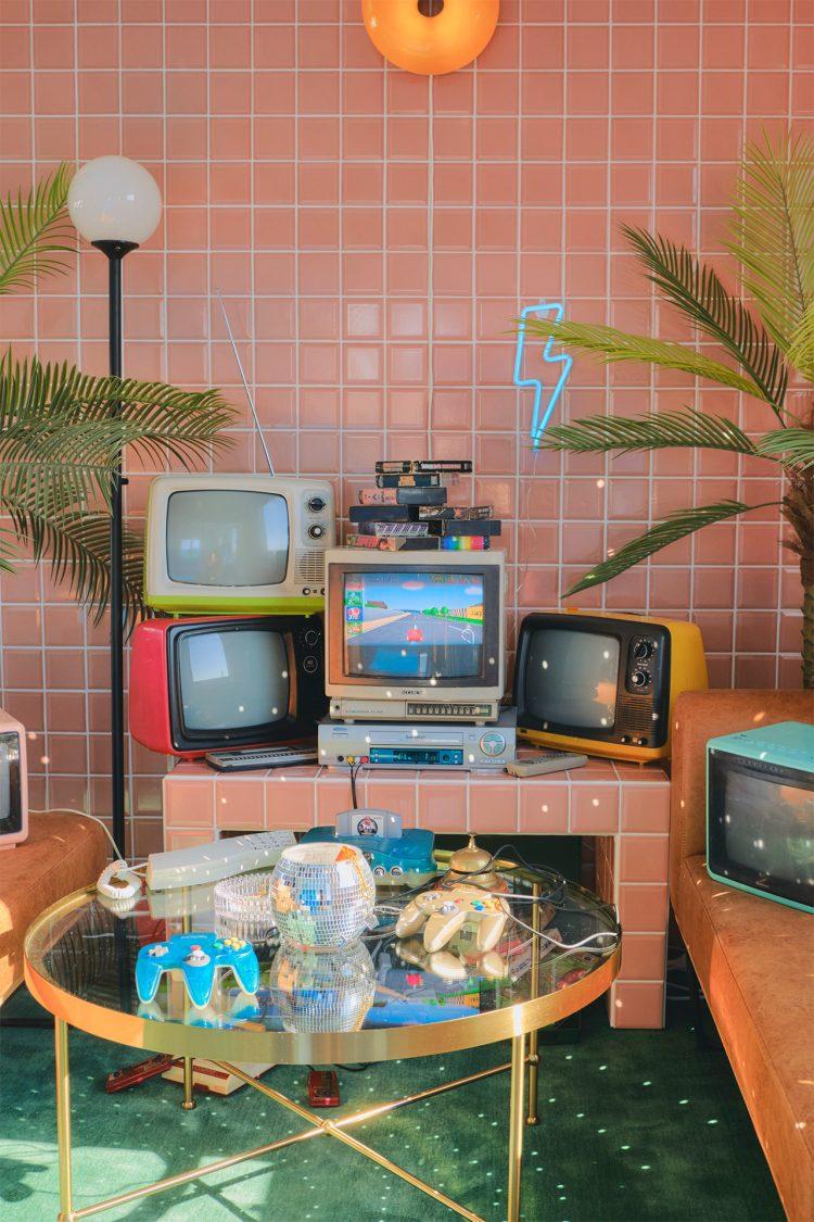 レトロ✕ヴェイパー✕韓国などの要素を詰め込んだ空間