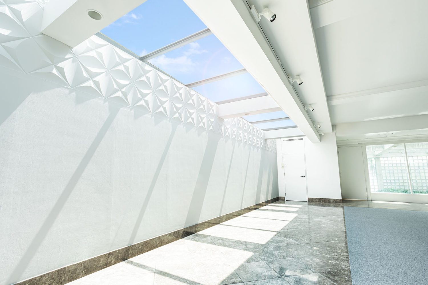 Whitehall 天窓から差し込む光