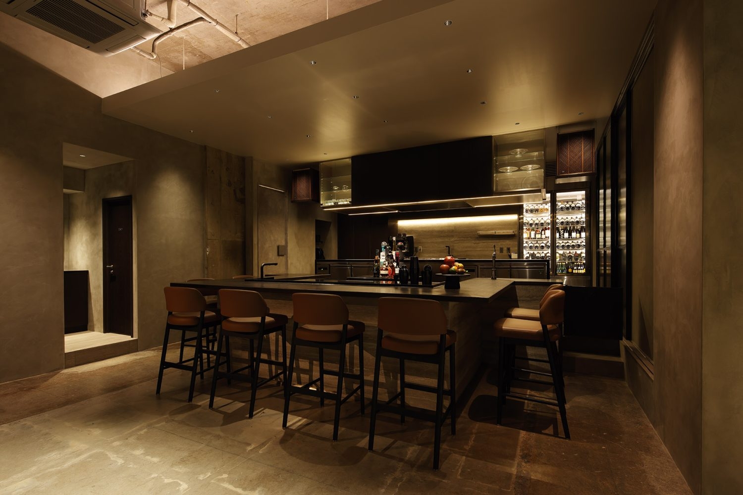 コの字カウンター